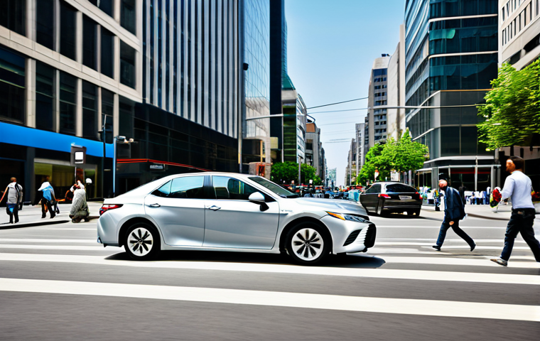 토요타 캠리 하이브리드의 유지보수 비용 - Fuel Efficiency Display**

"Close-up of a Toyota Camry Hybrid's dashboard, showcasing the fuel effic...